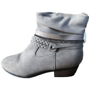 Wonder Nation Size 5 Light Brown Zip Up Boots